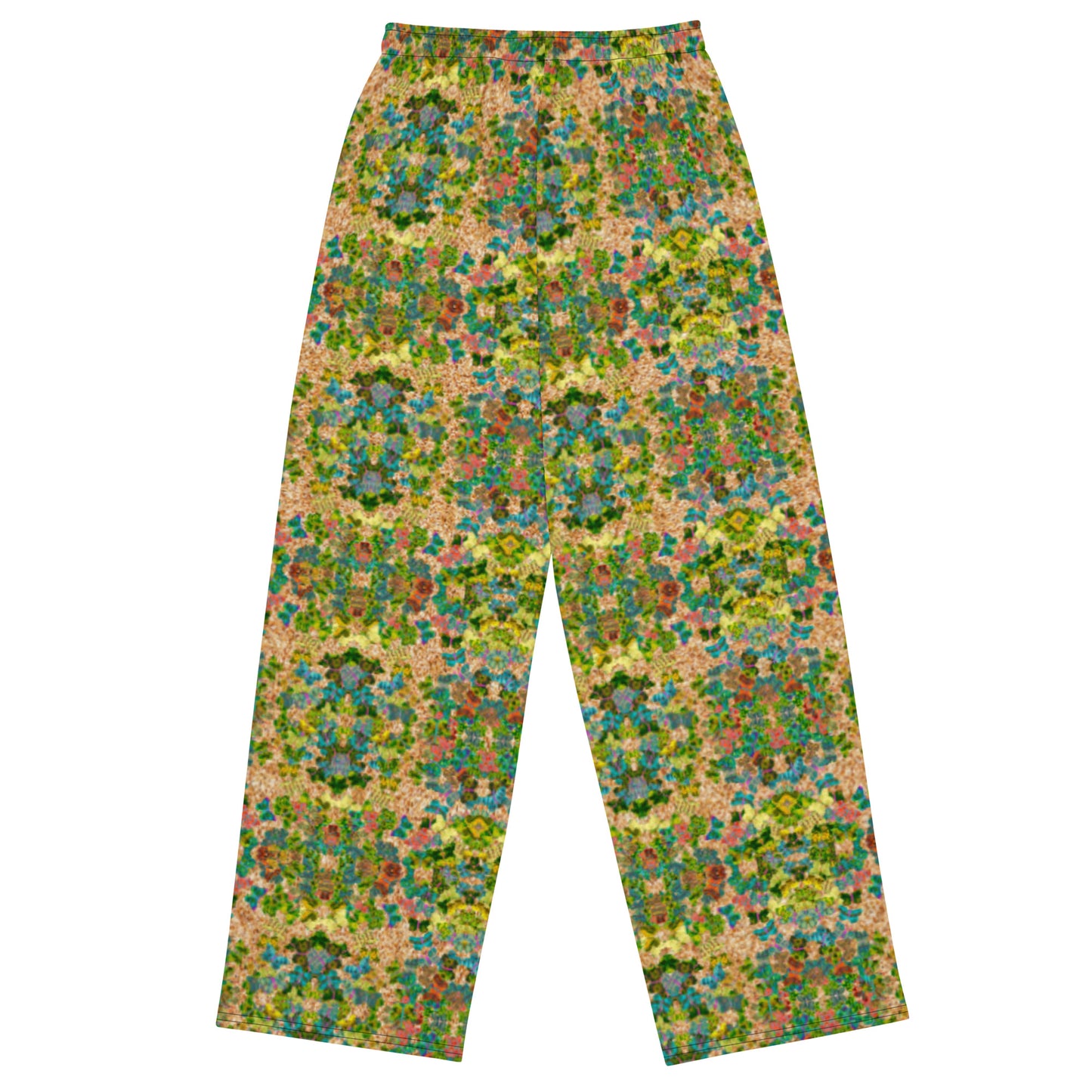 Wide-Leg Pants (Unisex)(Butterfly Glade Ouroboros Smith Circle Fabric) RJSTHS2022 RJS