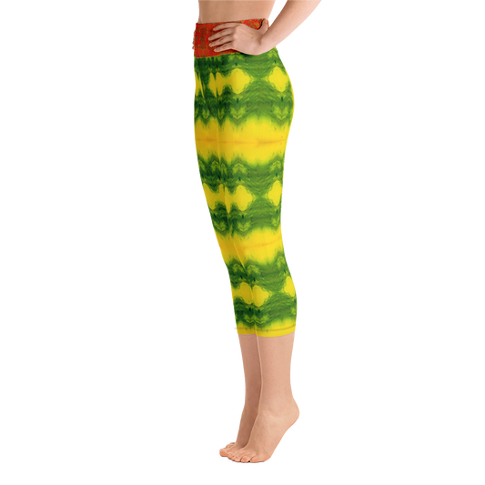 Yoga Capri Leggings (Her/Muliebris) RJSTH@Fabric#1 RJSTHS2021 RJS