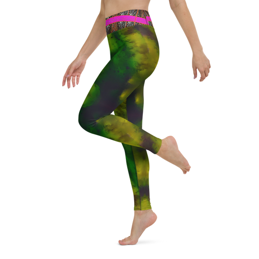 Yoga Leggings (Her/Muliebris)(Tree Link Stripe) RJSTH@Fabric#7 RJSTHs2021 RJS