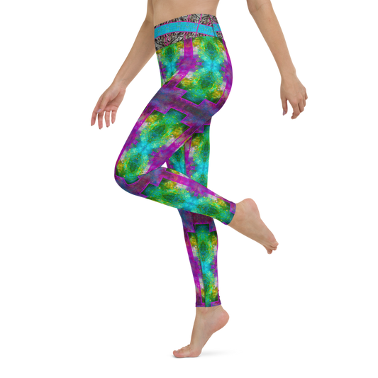 Yoga Leggings (Her/Muliebris)(Tree Link Stripe) RJSTH@Fabric#11 RJSTHs2021 RJS