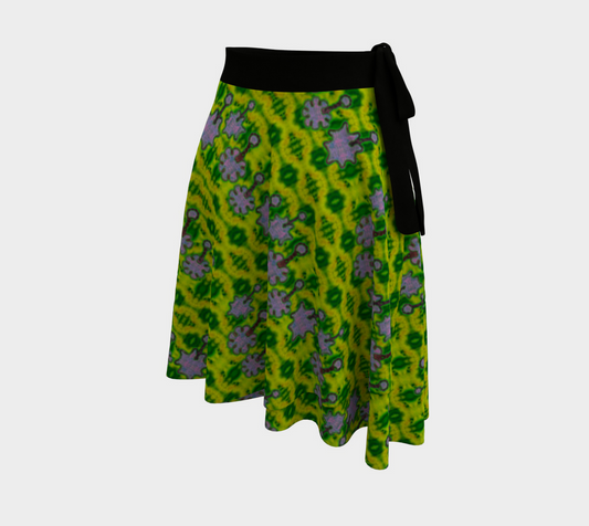 Wrap Skirt (Her/Muliebris)(Grail Night Flower Purple Logo) RJSTH@Fabric#5 RJSTHW2024 RJS
