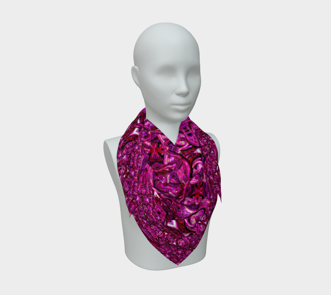 Silk Art Scarf (Vitta Serica Artis)(Pure Candy Pink Logo@Alchemic) RJSTHW2026 RJS