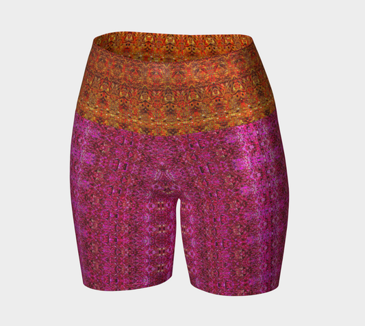 Glitter Yoga Shorts (Muliebris/Virilis)(Samhain Dream Thaw 15/13 & Orange/Pink Logo@Alchemic) RJSTHs2024 RJS