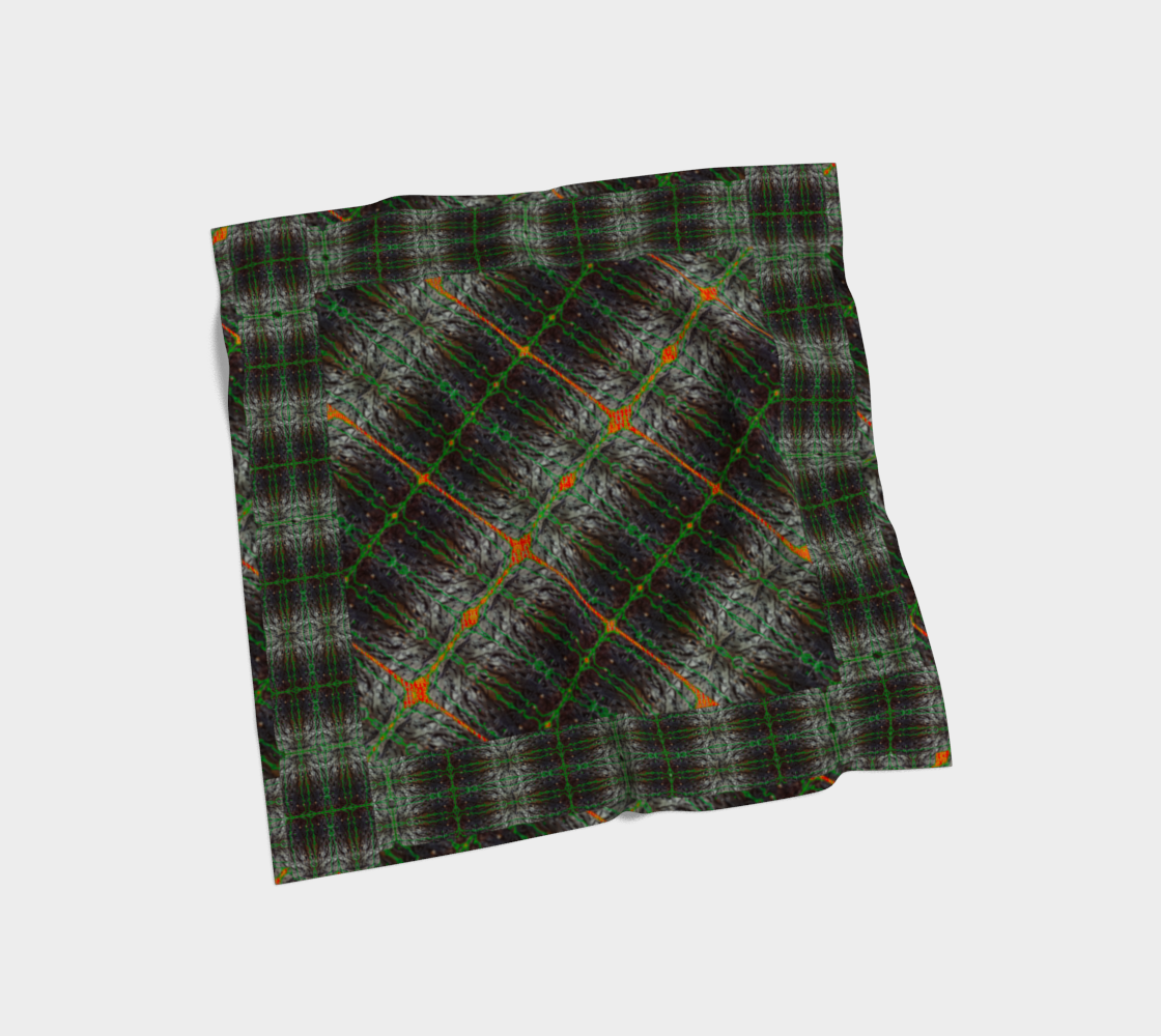 Silk Art Scarf (Vitta Serica Artis)(Rind#3 Tree Link Orange Logo) RJSTH@Fabric#3 RJSTHW2026 RJS