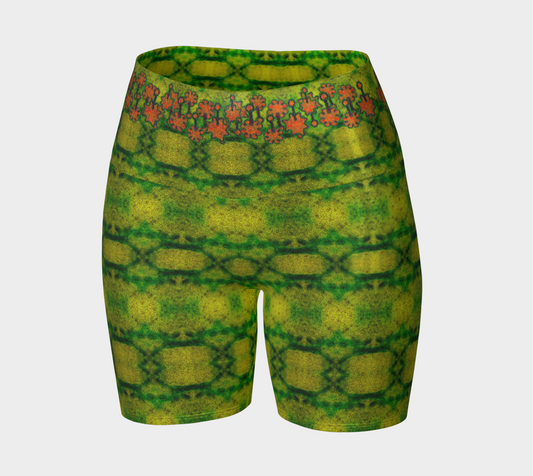 Glitter Yoga Shorts (Muliebris/Virilis)(Grail Night Flower) RJSTH@Fabric#3 RJSTHW2024 RJS