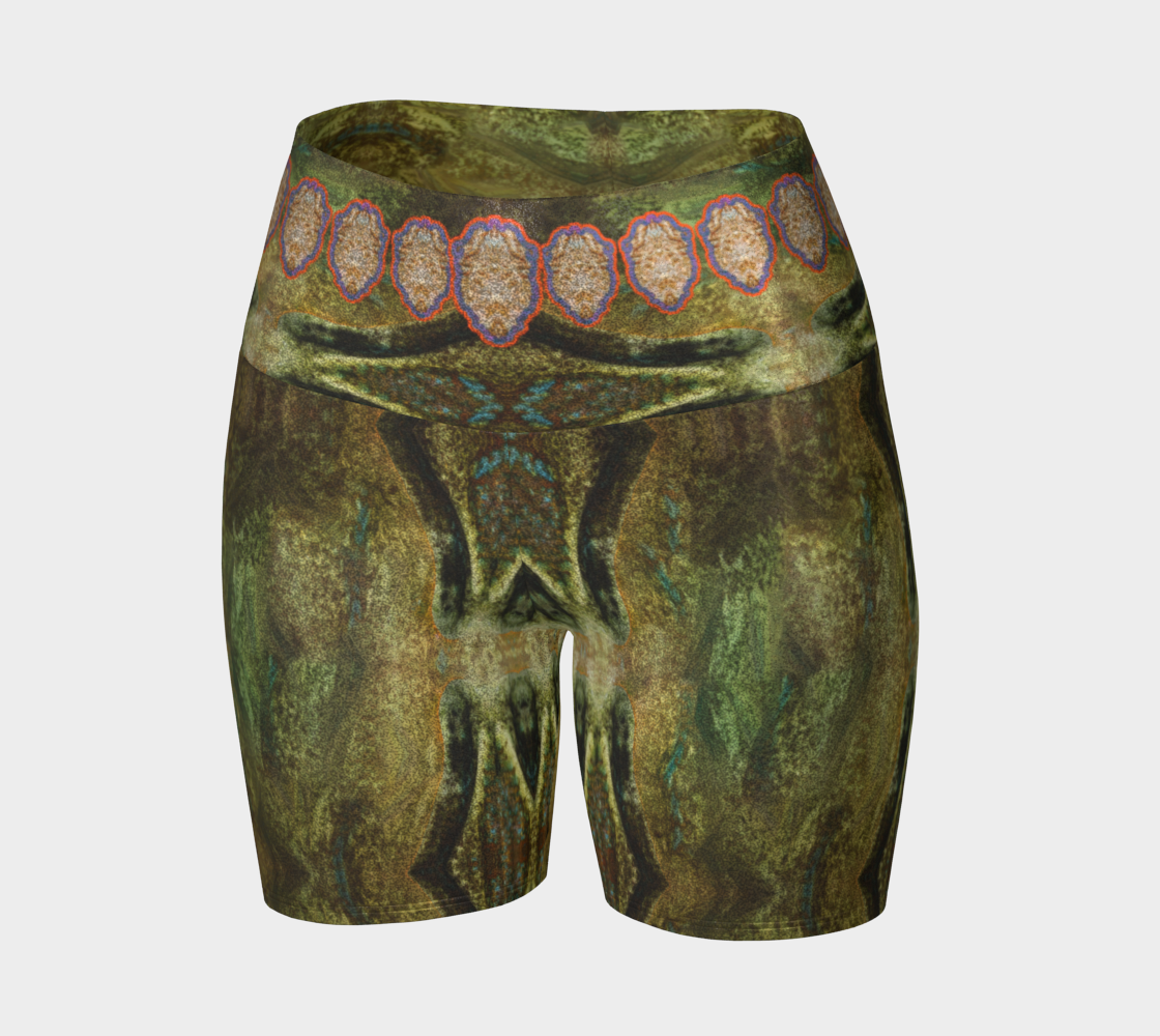 Glitter Yoga Shorts (Muliebris/Virilis)(Chrysalis Cohort) RJSTH@Fabric#6 RJSTHs2024 RJS