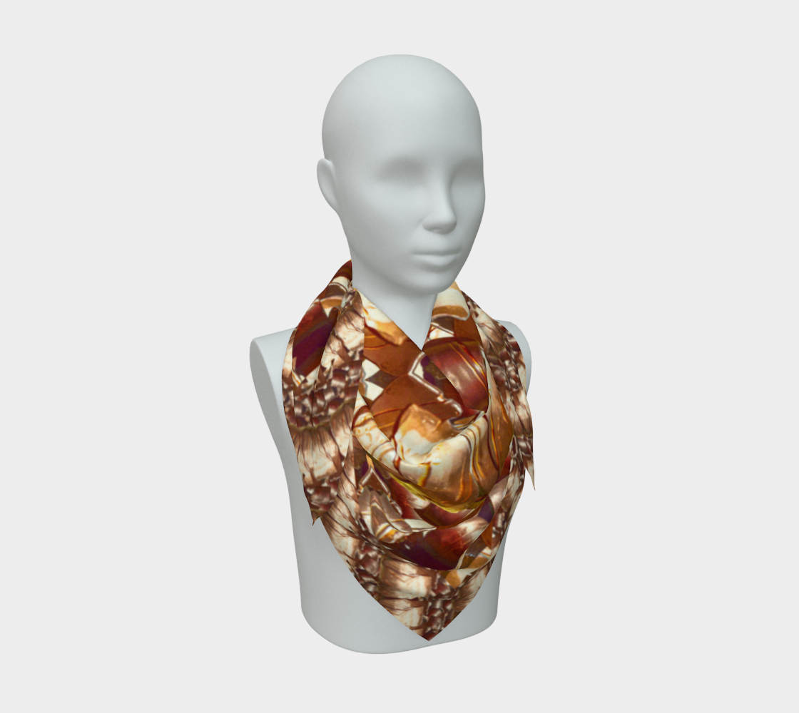 Silk Art Scarf (Vitta Serica Artis)(Copper Workshop) RJSTHS2026 RJS