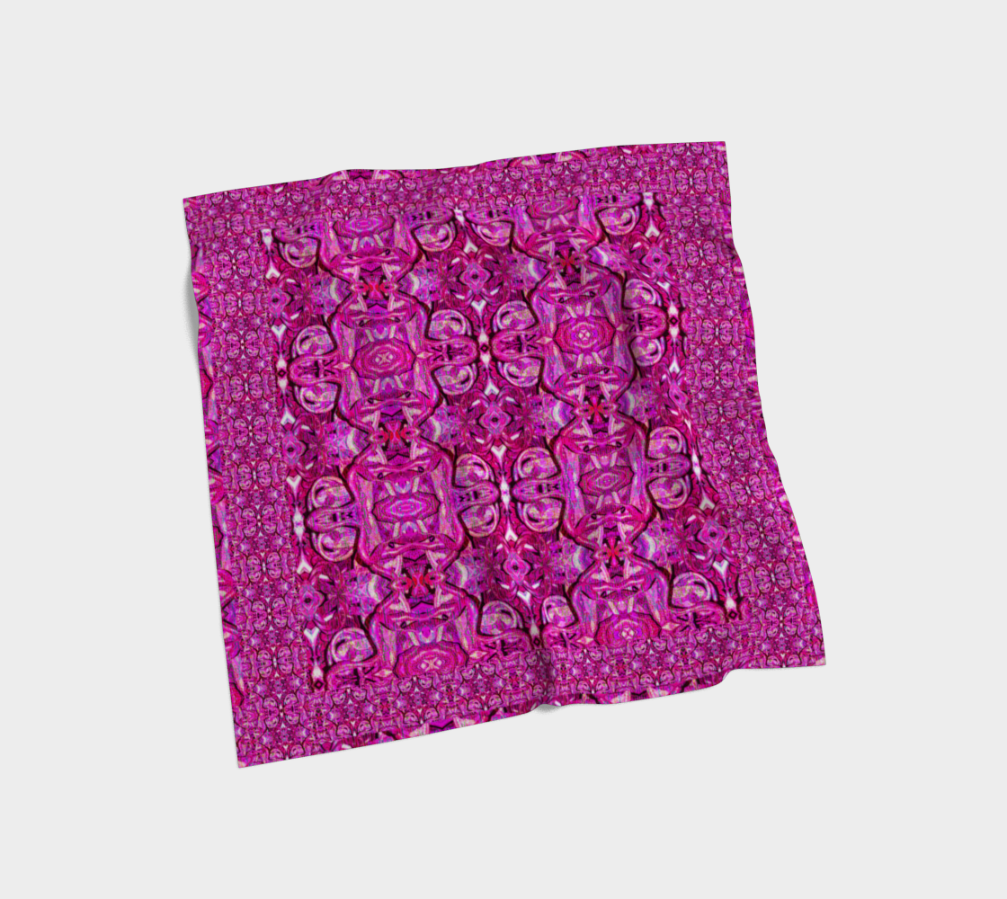 Silk Art Scarf (Vitta Serica Artis)(Pure Candy Pink Logo@Alchemic) RJSTHW2026 RJS