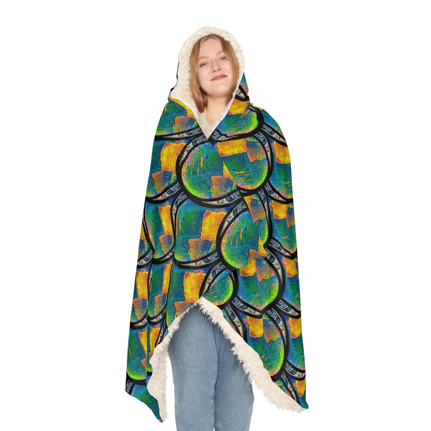 Hooded Snuggle Blanket (Opal Skies Cantus Primus) RJSTHs2024 RJS