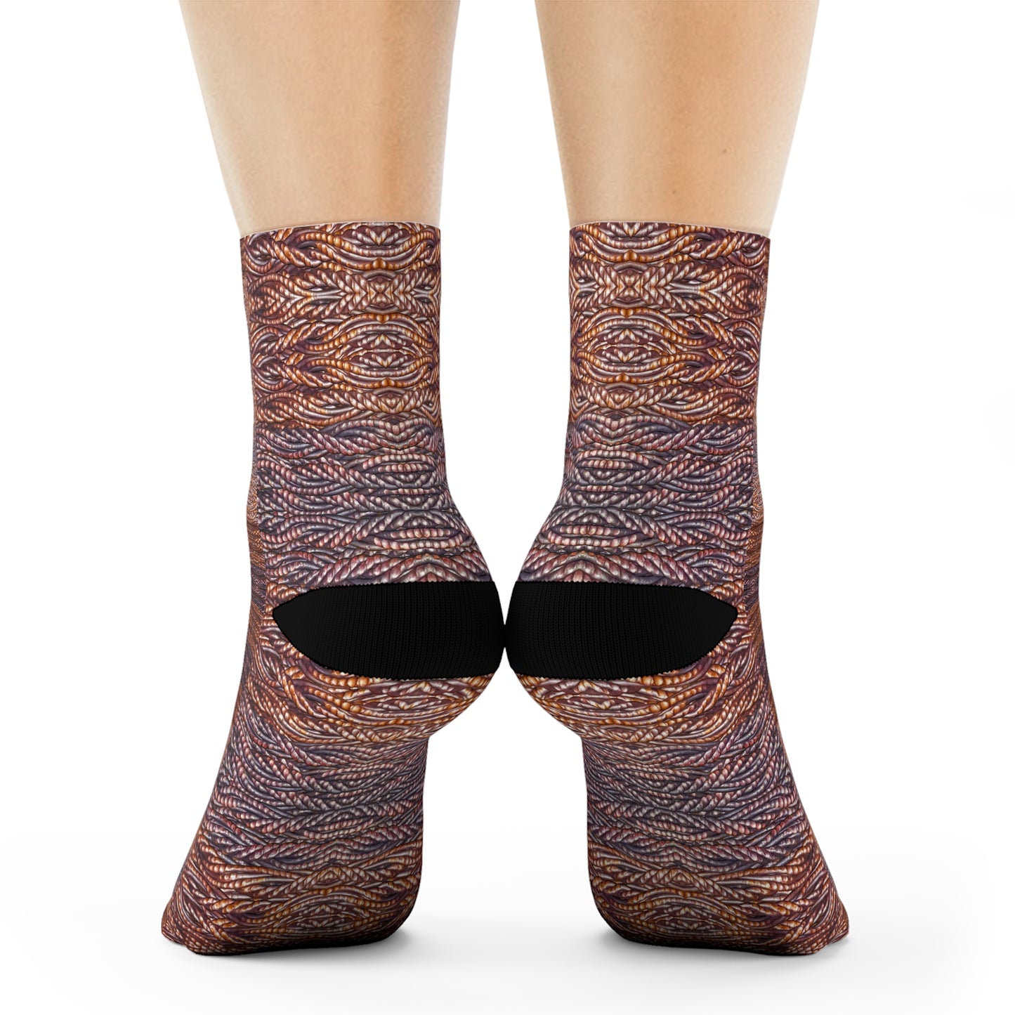 Crew Socks (Unisex)(Grail Hearth Core Copper Fabric) RJSTHw2023 RJS