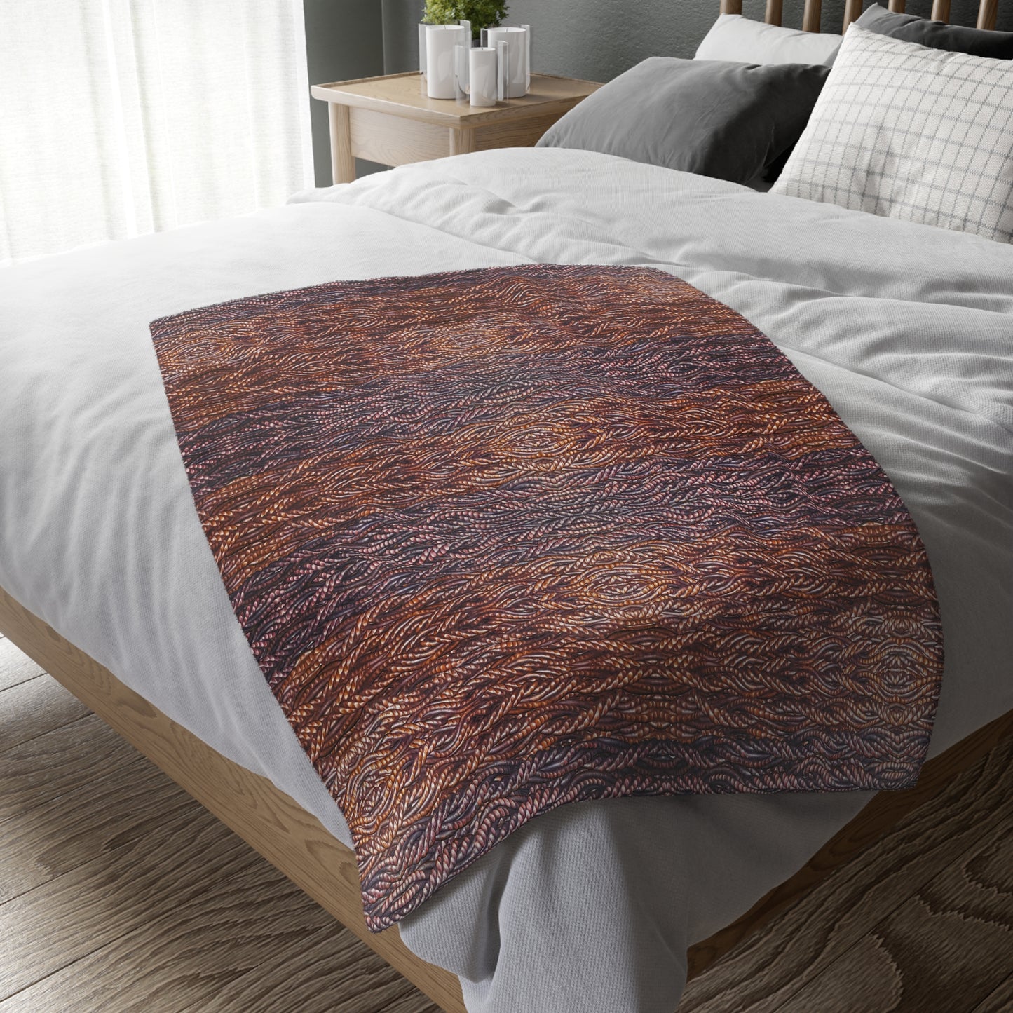 Velveteen Minky Blanket (Grail Hearth Core Copper Fabric) RJSTHw2023 RJS