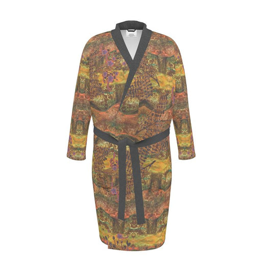 Dressing Gown (Unisex)(WindSong Flower) RJSTH@Fabric#6 RJSTHW2022 RJS