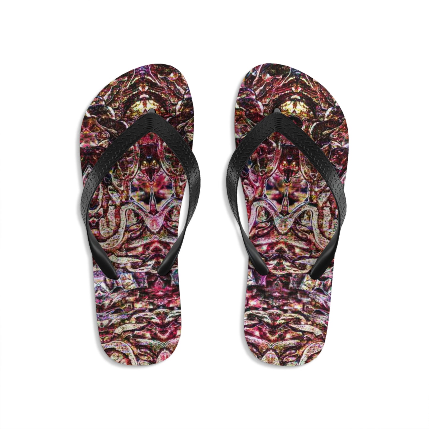 Flip-Flops (Unisex)(Samhain Dream Thaw 14 & Purple Logo@Alchemic) RJSTHs2023 RJS