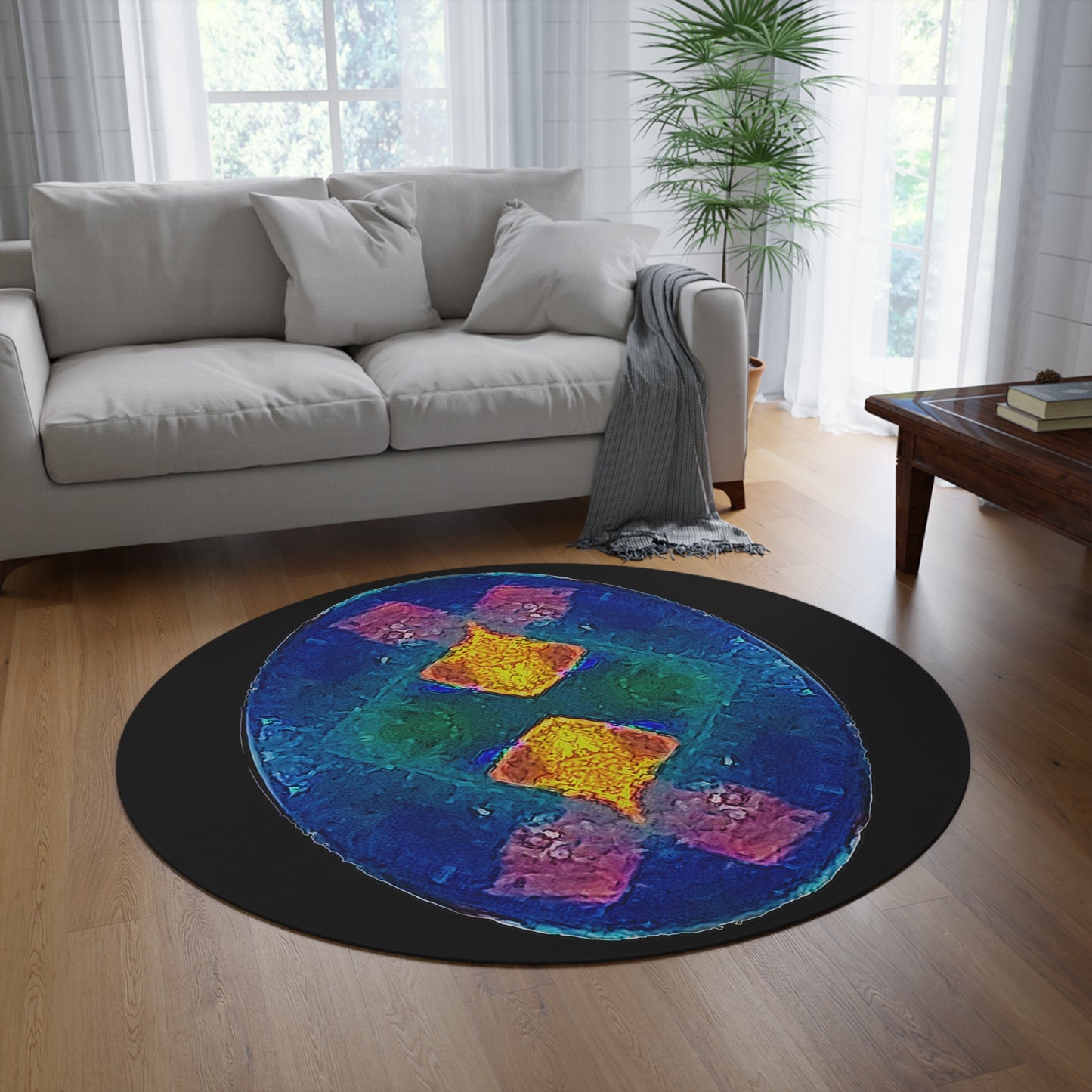 Circular Rug (Opal Skies Cantus Primus) RJSTHs2025 RJS