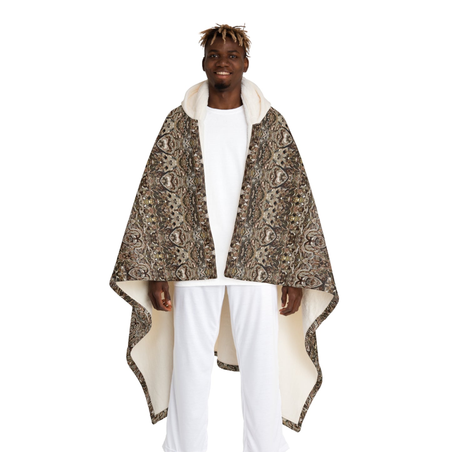 Cream Hooded Sherpa Fleece Blanket (Samhain Dream Thaw 6 of 15 Sex ex Quindecim) RJSTHw2023 RJS