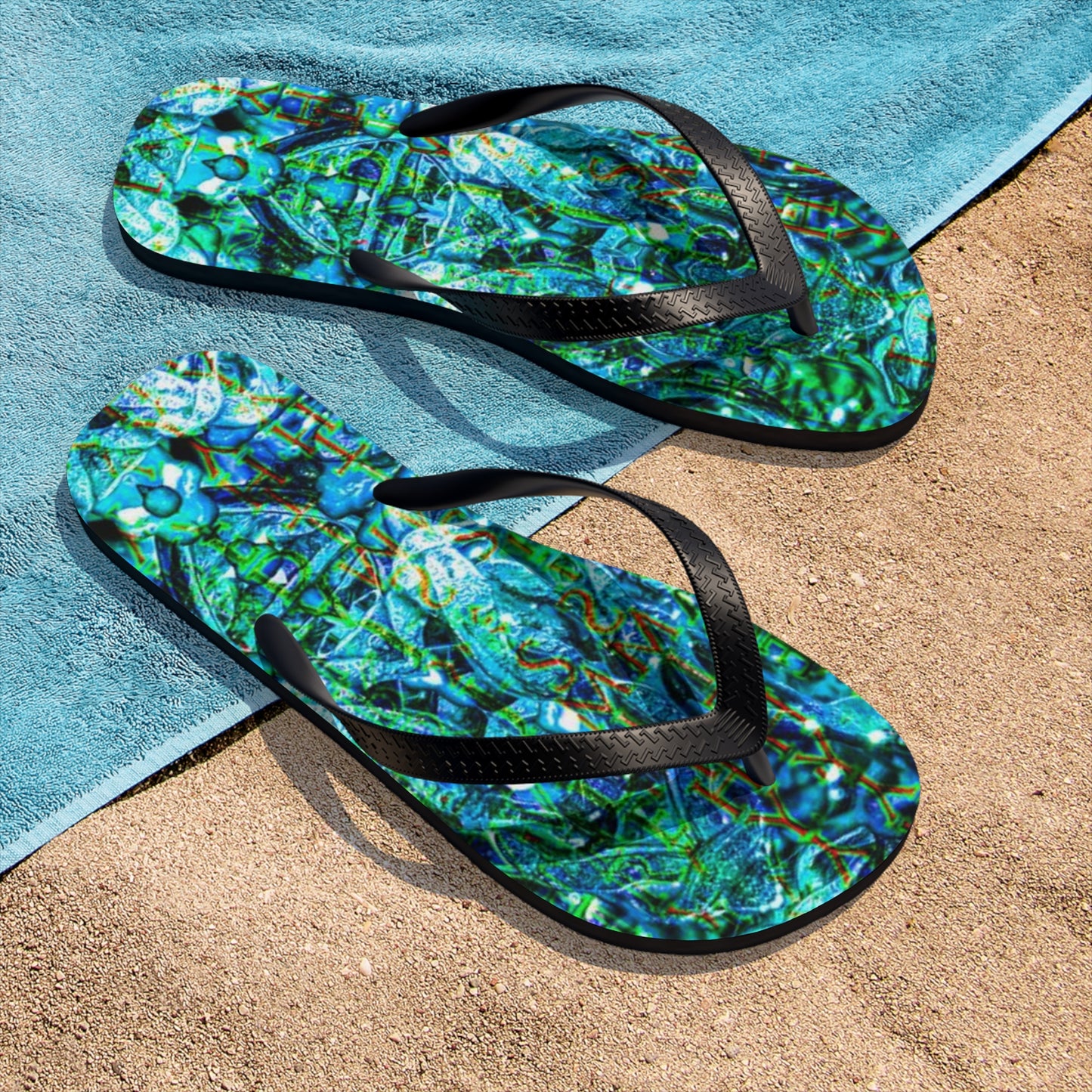 Flip-Flops (Unisex)(Samhain Dream Thaw 12 & Blue Logo@Alchemic) RJSTHs2023 RJS