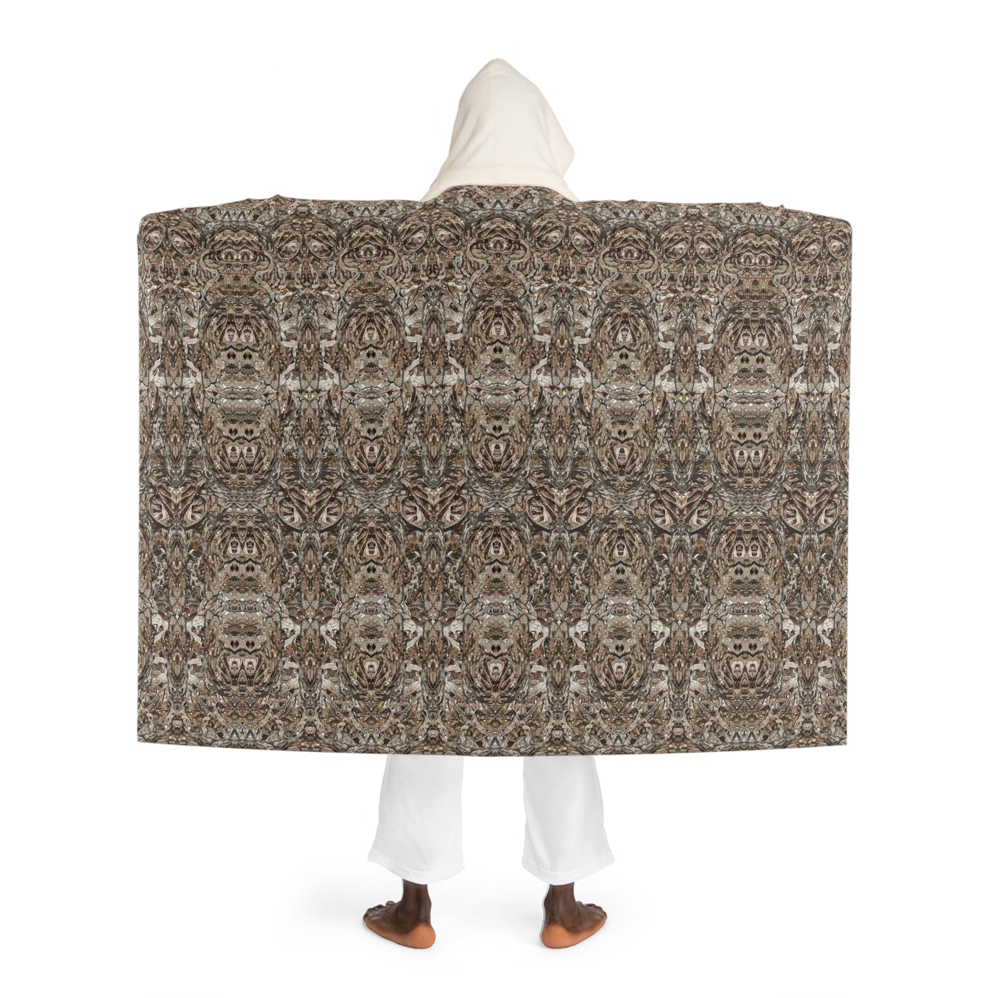 Cream Hooded Sherpa Fleece Blanket (Samhain Dream Thaw 7 of 15 Septem ex Quindecim) RJSTHw2023 RJS