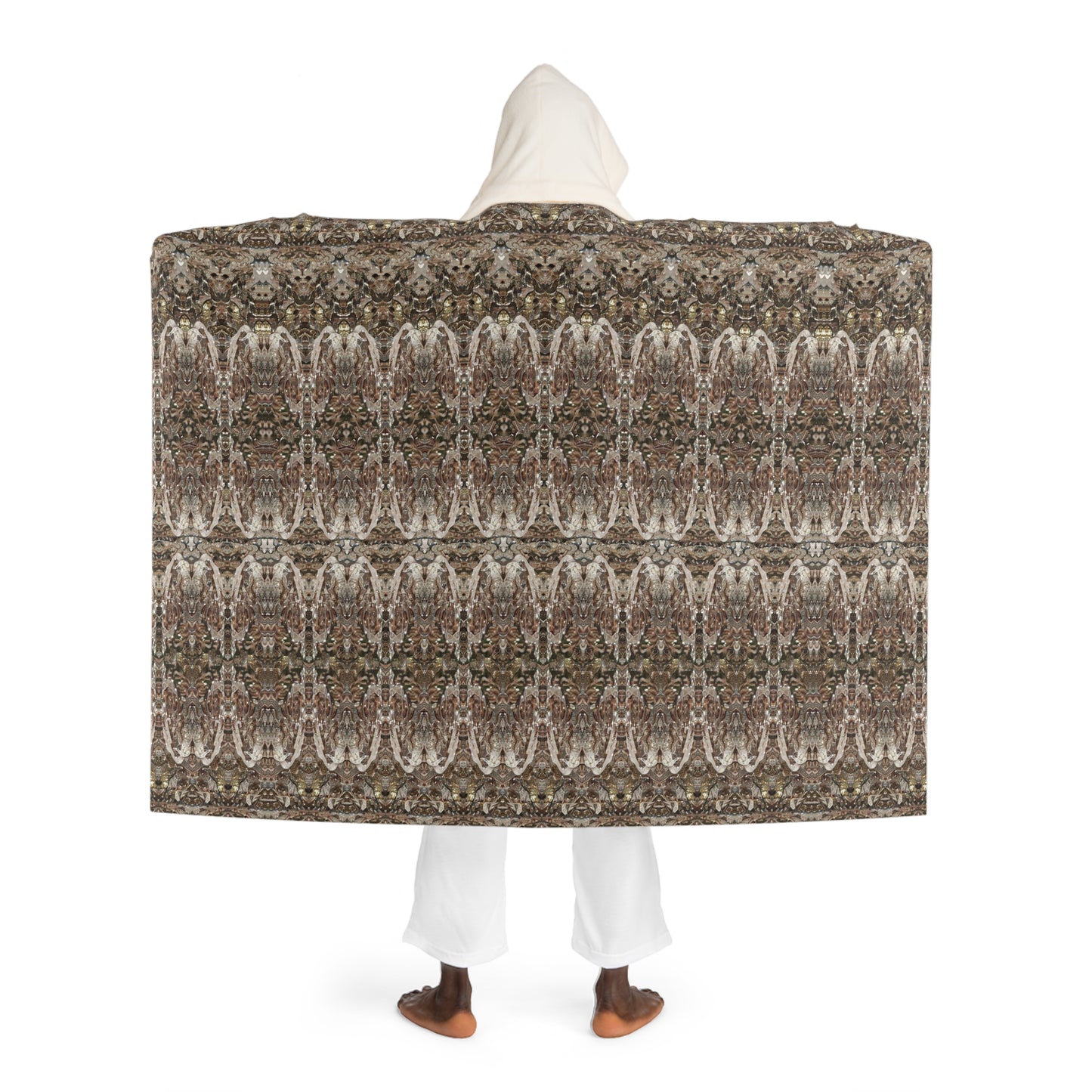 Cream Hooded Sherpa Fleece Blanket (Samhain Dream Thaw 3 of 15 Tres ex Quindecim) RJSTHw2023 RJS