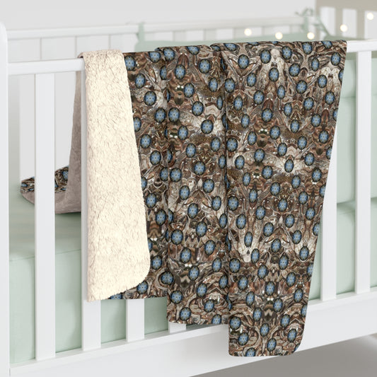 Caeli Opali Cantus Primus Sherpa Fleece Blanket (Samhain Dream Thaw 10 of 15 Decem ex Quindecim) RJSTHS2025 RJS