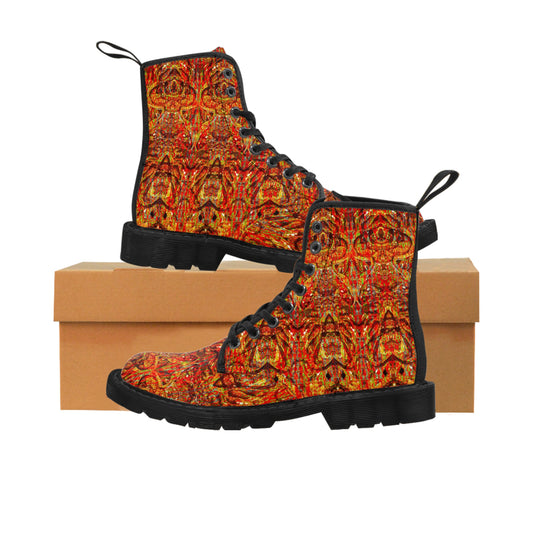 Canvas Boots (Her/They) (Samhain Dream Thaw 15 Orange Logo)  RJSTHs2023 RJS