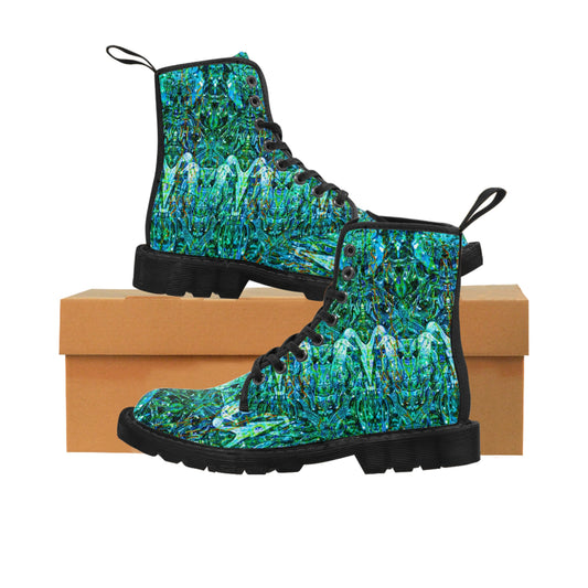 Canvas Boots (Her/They) (Samhain Dream Thaw 12 Blue Logo)  RJSTHs2023 RJS