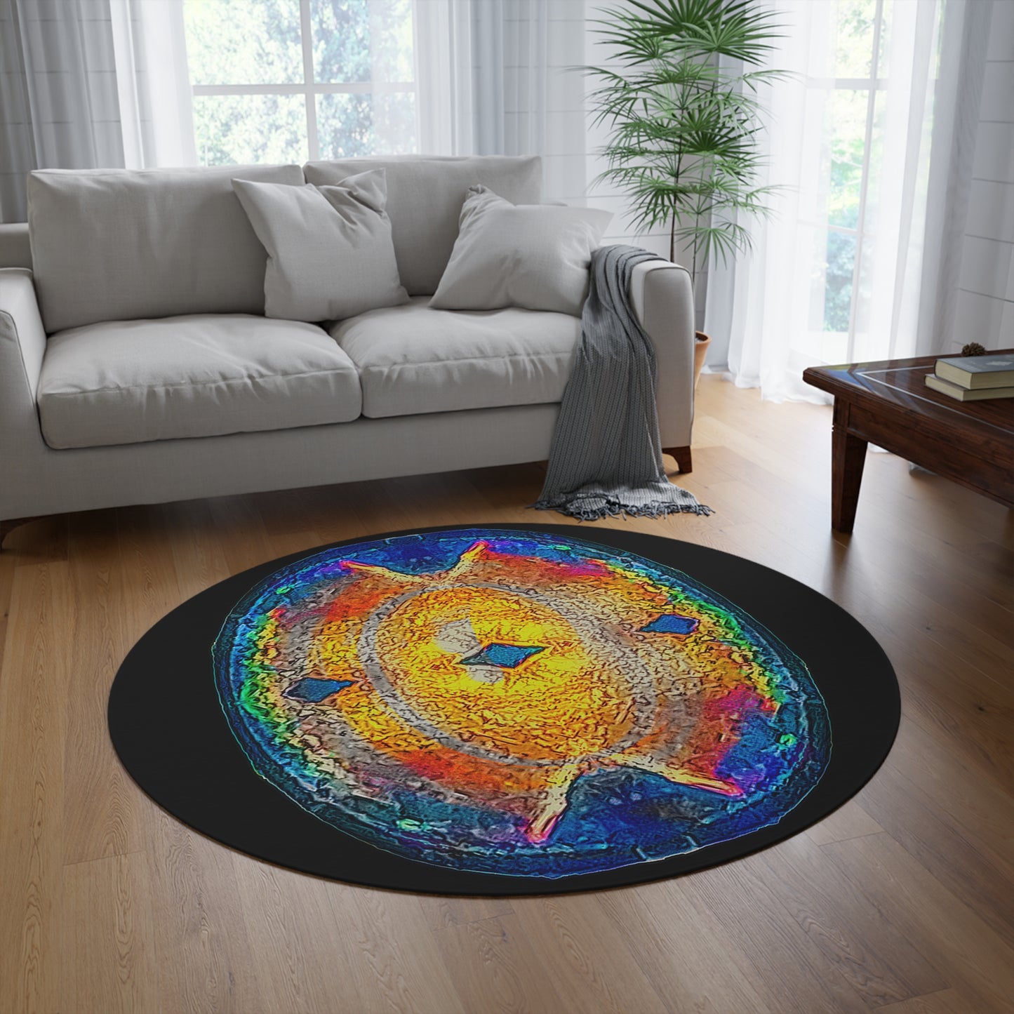 Circular Rug (Opal Skies Cantus Primus) RJSTHs2025 RJS