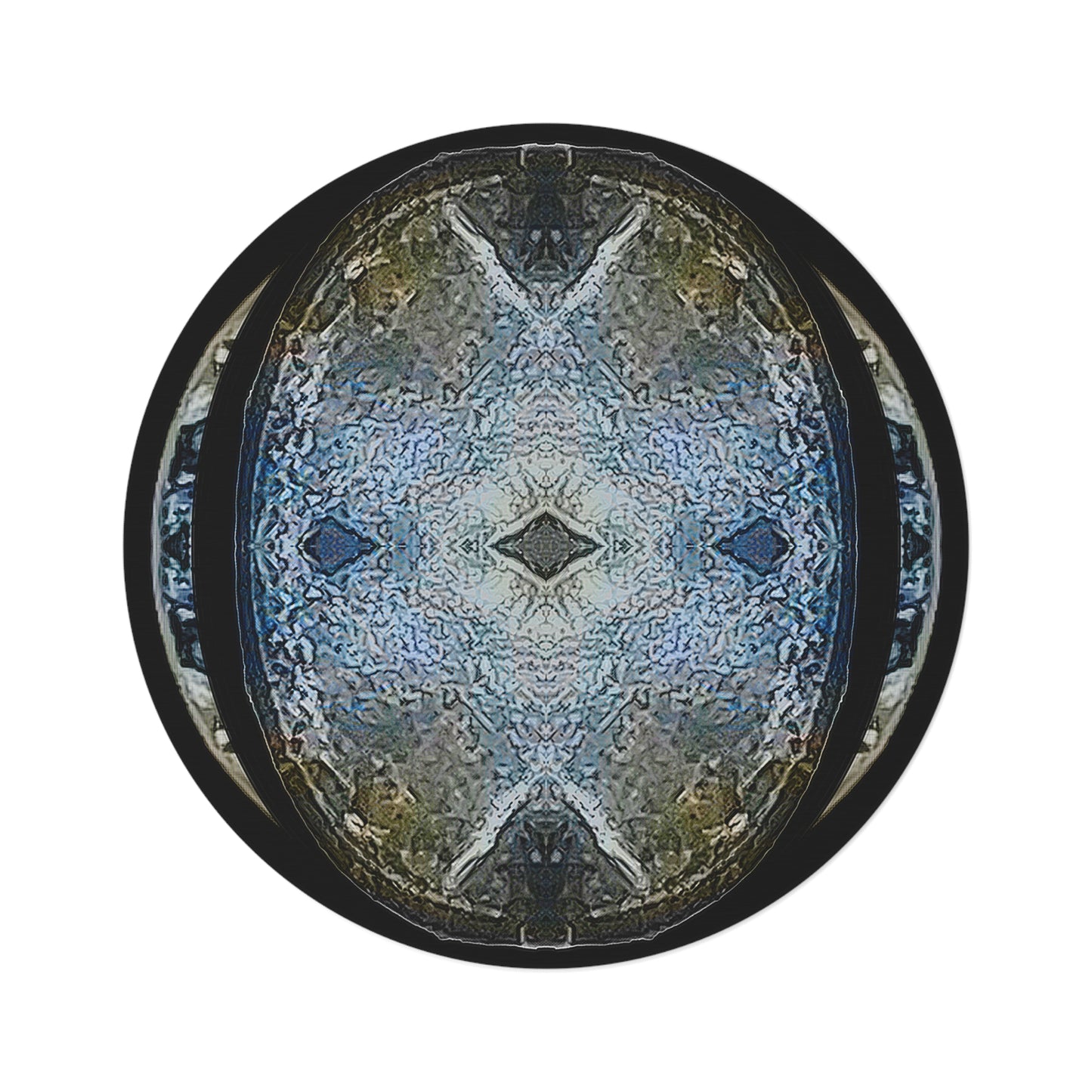Circular Rug (Opal Skies Cantus Primus "Lūminōsitās") RJSTHs2025 RJS