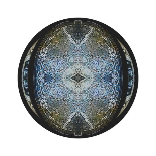 Circular Rug (Opal Skies Cantus Primus "Lūminōsitās") RJSTHs2025 RJS