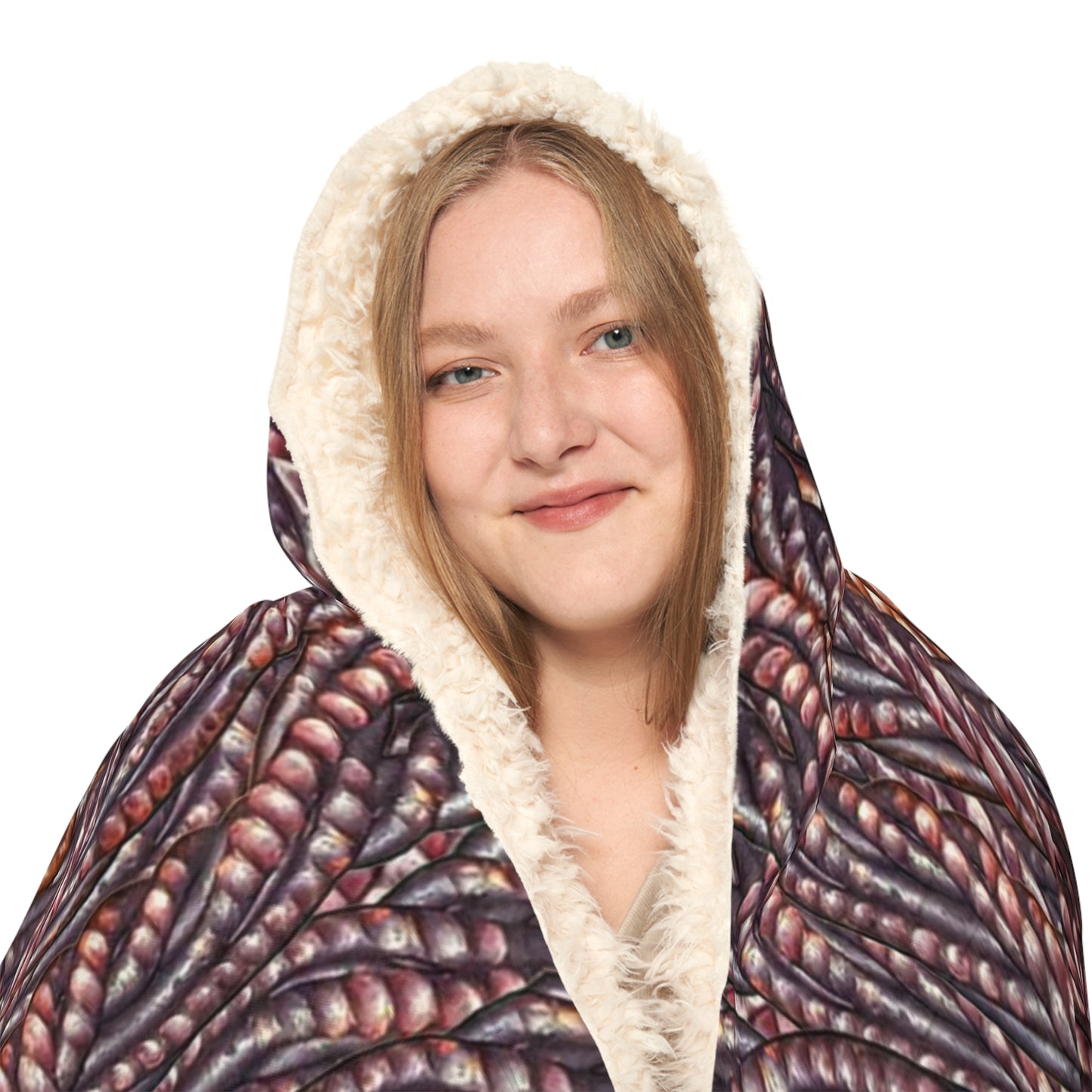 Hooded Snuggle Blanket (Grail Hearth Core Copper Fabric) RJSTHw2023 RJS