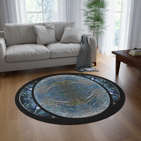 Circular Rug (Opal Skies Cantus Primus "Lūminōsitās") RJSTHs2025 RJS