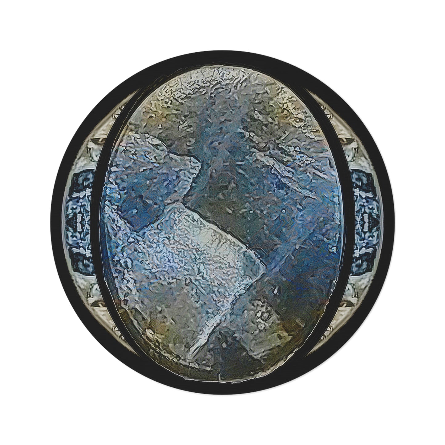 Circular Rug (Opal Skies Cantus Primus "Lūminōsitās") RJSTHs2025 RJS