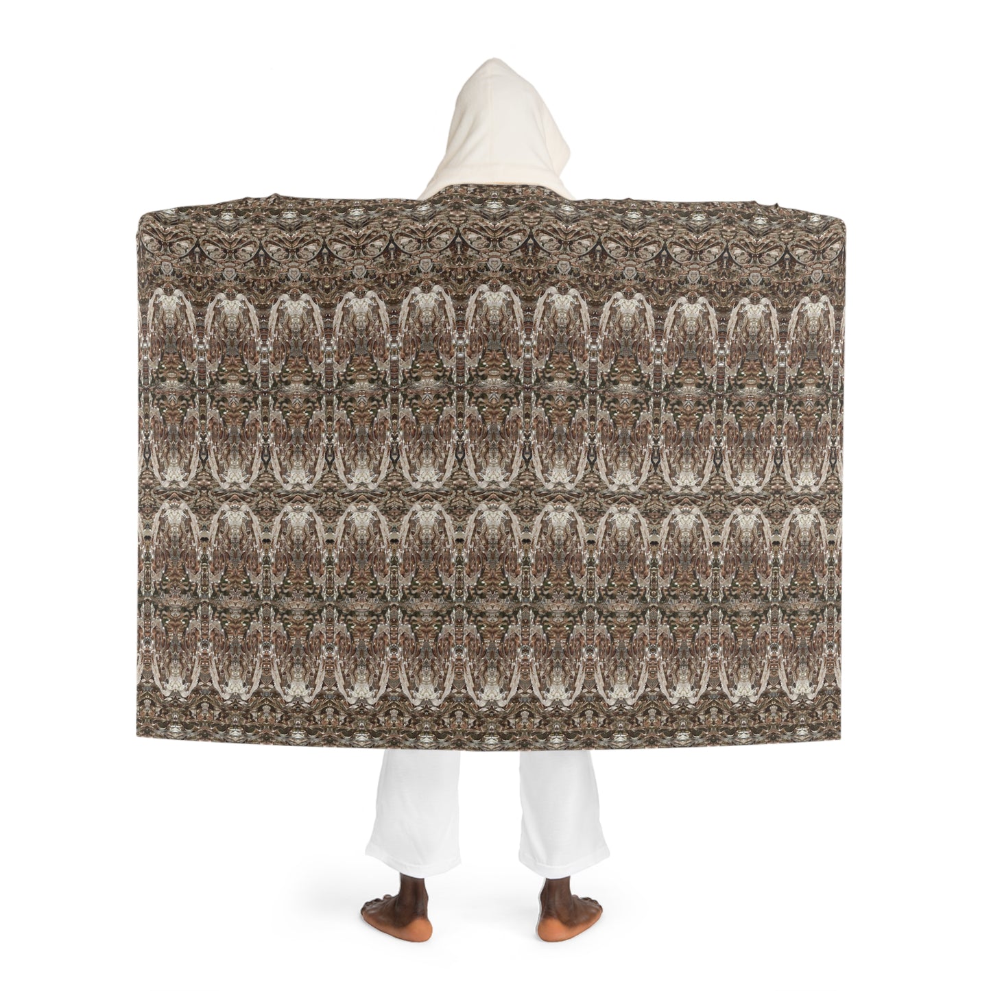 Cream Hooded Sherpa Fleece Blanket (Samhain Dream Thaw 4 of 15 Quattuor ex Quindecim) RJSTHw2023 RJS
