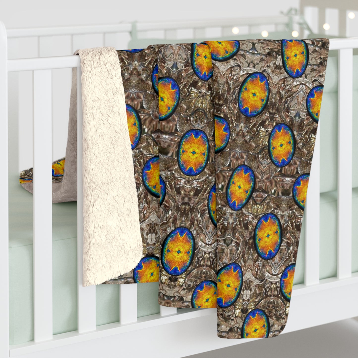 Caeli Opali Cantus Primus Sherpa Fleece Blanket (Samhain Dream Thaw 13 of 15 Tredecim ex Quindecim) RJSTHS2025 RJS