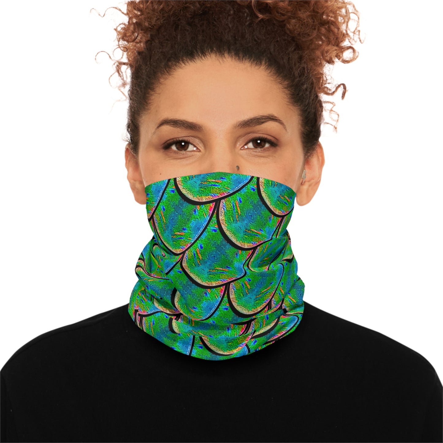 Lightweight Neck Gaiter (Unisex)(Opal Skies Cantus Primus) RJSTHs2024 RJS