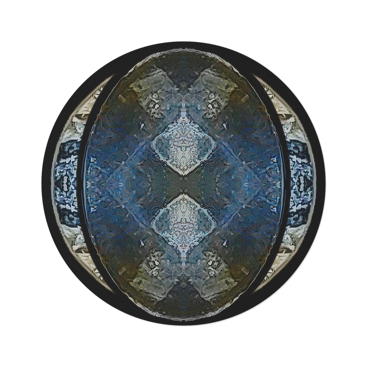 Circular Rug (Opal Skies Cantus Primus "Lūminōsitās") RJSTHs2025 RJS
