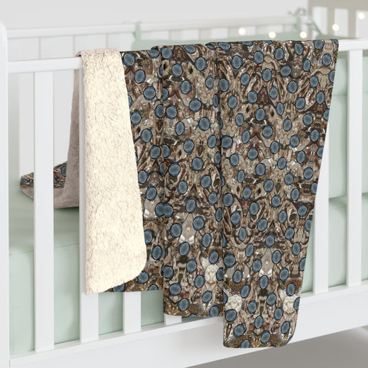 Caeli Opali Cantus Primus Sherpa Fleece Blanket (Samhain Dream Thaw 8 of 15 Octo ex Quindecim) RJSTHS2025 RJS