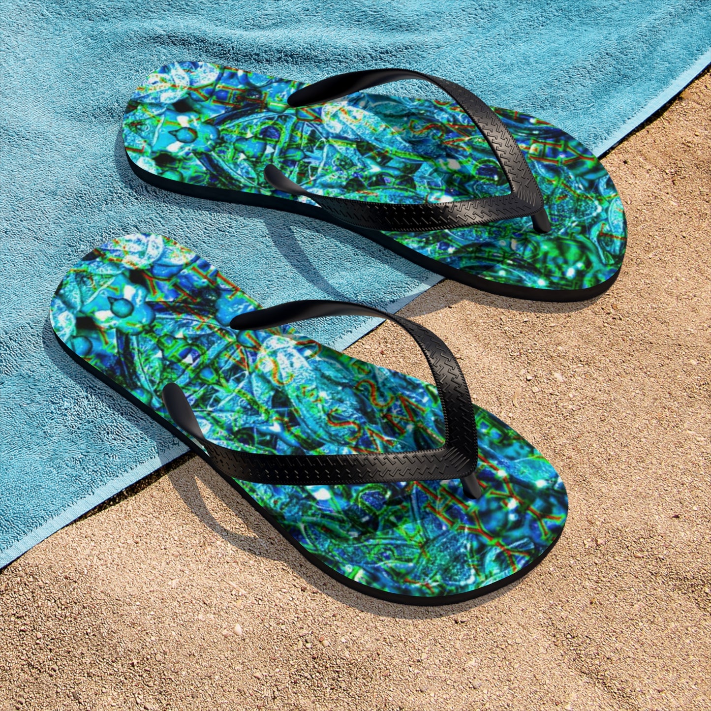 Flip-Flops (Unisex)(Samhain Dream Thaw 12 & Blue Logo@Alchemic) RJSTHs2023 RJS