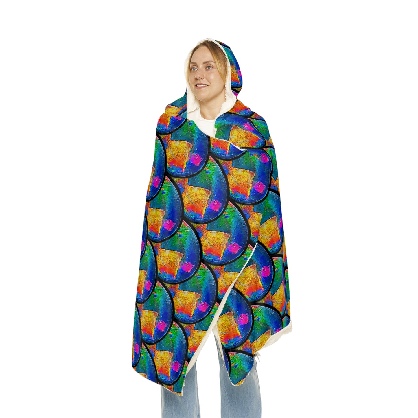 Hooded Snuggle Blanket (Opal Skies Cantus Primus) RJSTHs2024 RJS