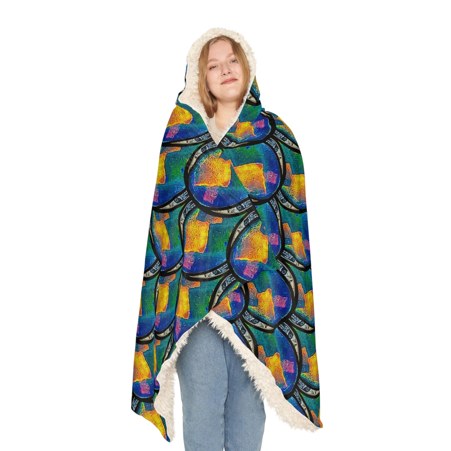 Hooded Snuggle Blanket (Opal Skies Cantus Primus) RJSTHs2024 RJS