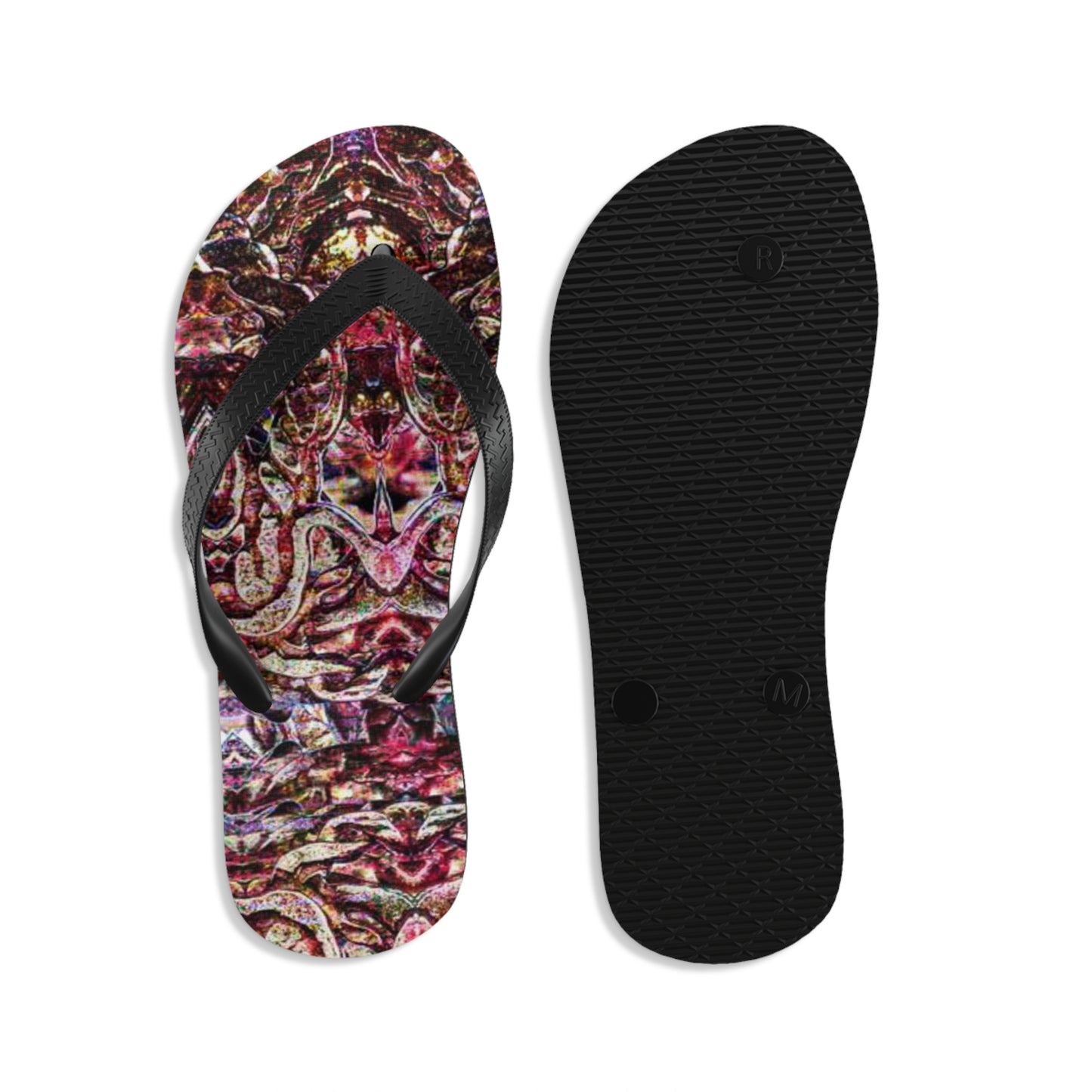 Flip-Flops (Unisex)(Samhain Dream Thaw 14 & Purple Logo@Alchemic) RJSTHs2023 RJS