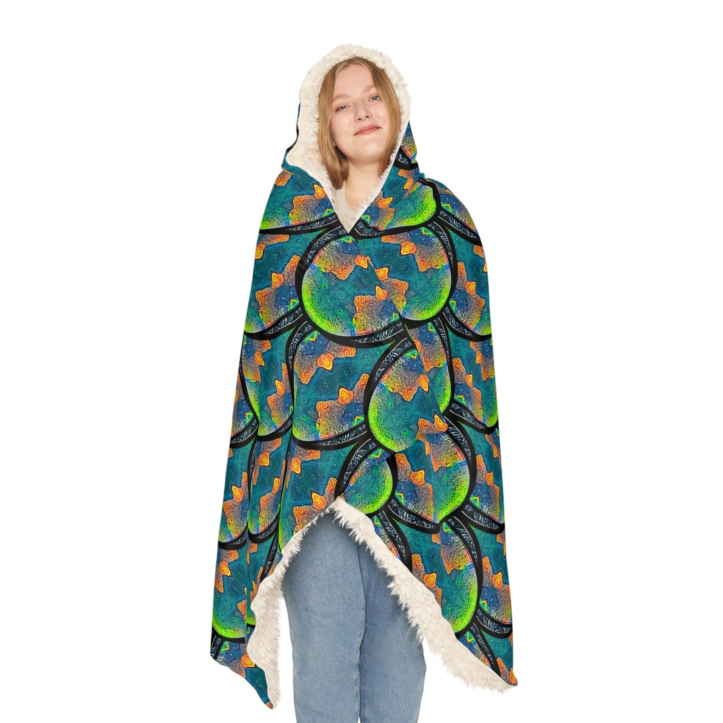 Hooded Snuggle Blanket (Opal Skies Cantus Primus) RJSTHs2024 RJS