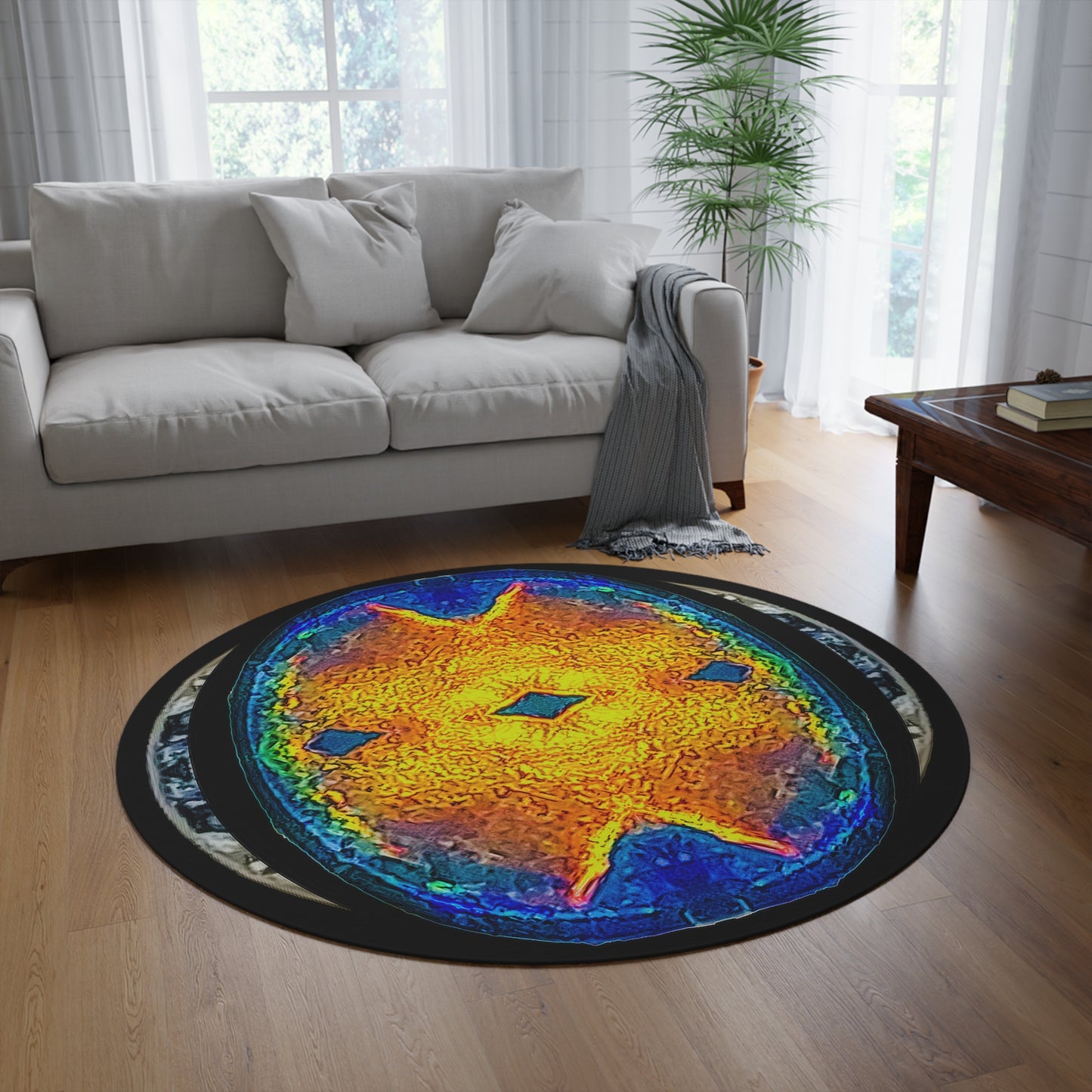 Circular Rug (Opal Skies Cantus Primus) RJSTHs2025 RJS