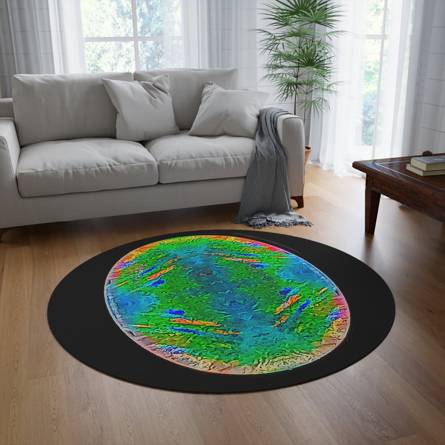 Circular Rug (Opal Skies Cantus Primus) RJSTHs2025 RJS