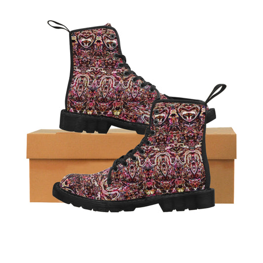 Canvas Boots (Her/They) (Samhain Dream Thaw 14 Purple Logo)  RJSTHs2023 RJS