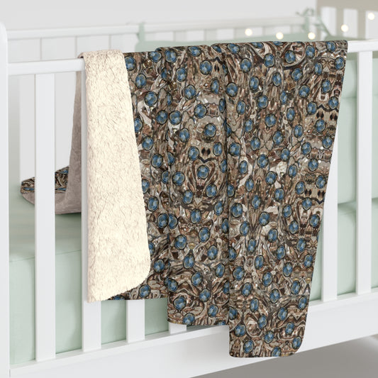 Caeli Opali Cantus PrimusSherpa Fleece Blanket (Samhain Dream Thaw 7 of 15 Septem ex Quindecim) RJSTHS2025 RJS