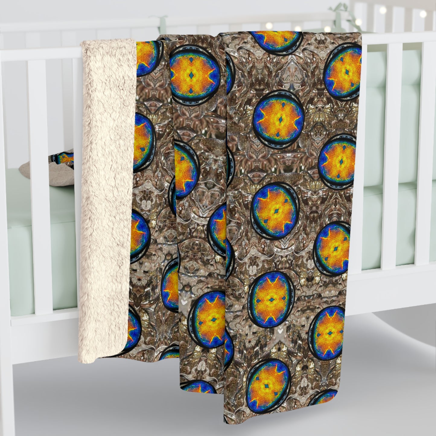 Caeli Opali Cantus Primus Sherpa Fleece Blanket (Samhain Dream Thaw 13 of 15 Tredecim ex Quindecim) RJSTHS2025 RJS