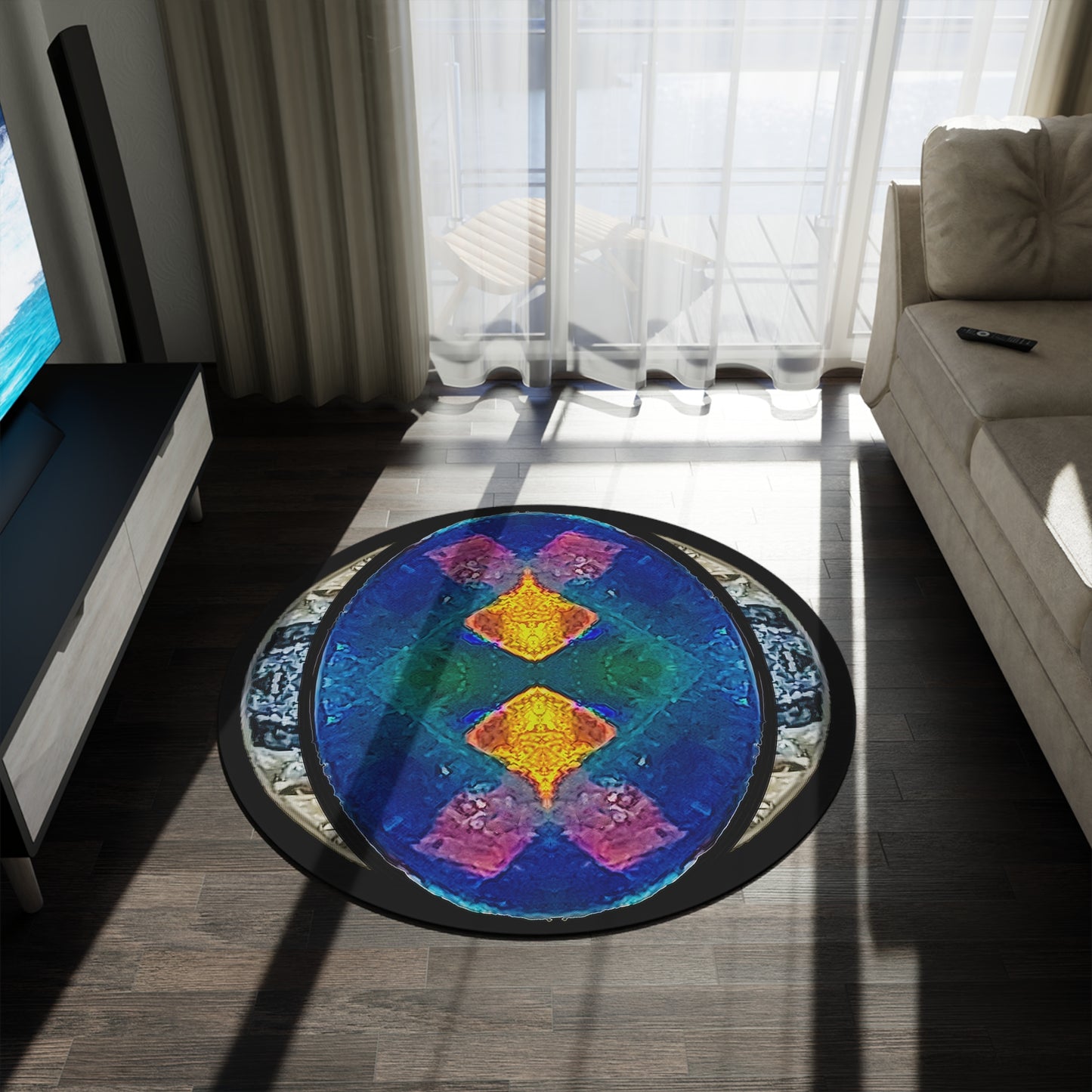 Circular Rug (Opal Skies Cantus Primus) RJSTHs2025 RJS