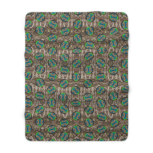 Caeli Opali Cantus Primus Sherpa Fleece Blanket (Samhain Dream Thaw 11 of 15 Undecim ex Quindecim) RJSTHS2025 RJS