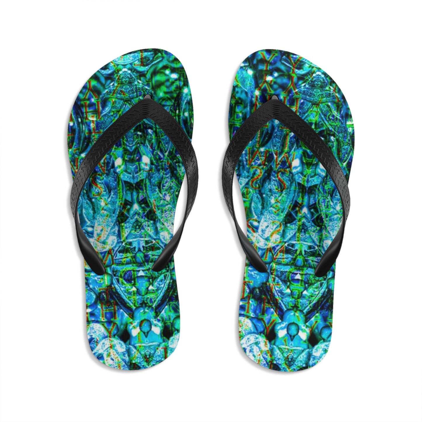 Flip-Flops (Unisex)(Samhain Dream Thaw 12 & Blue Logo@Alchemic) RJSTHs2023 RJS