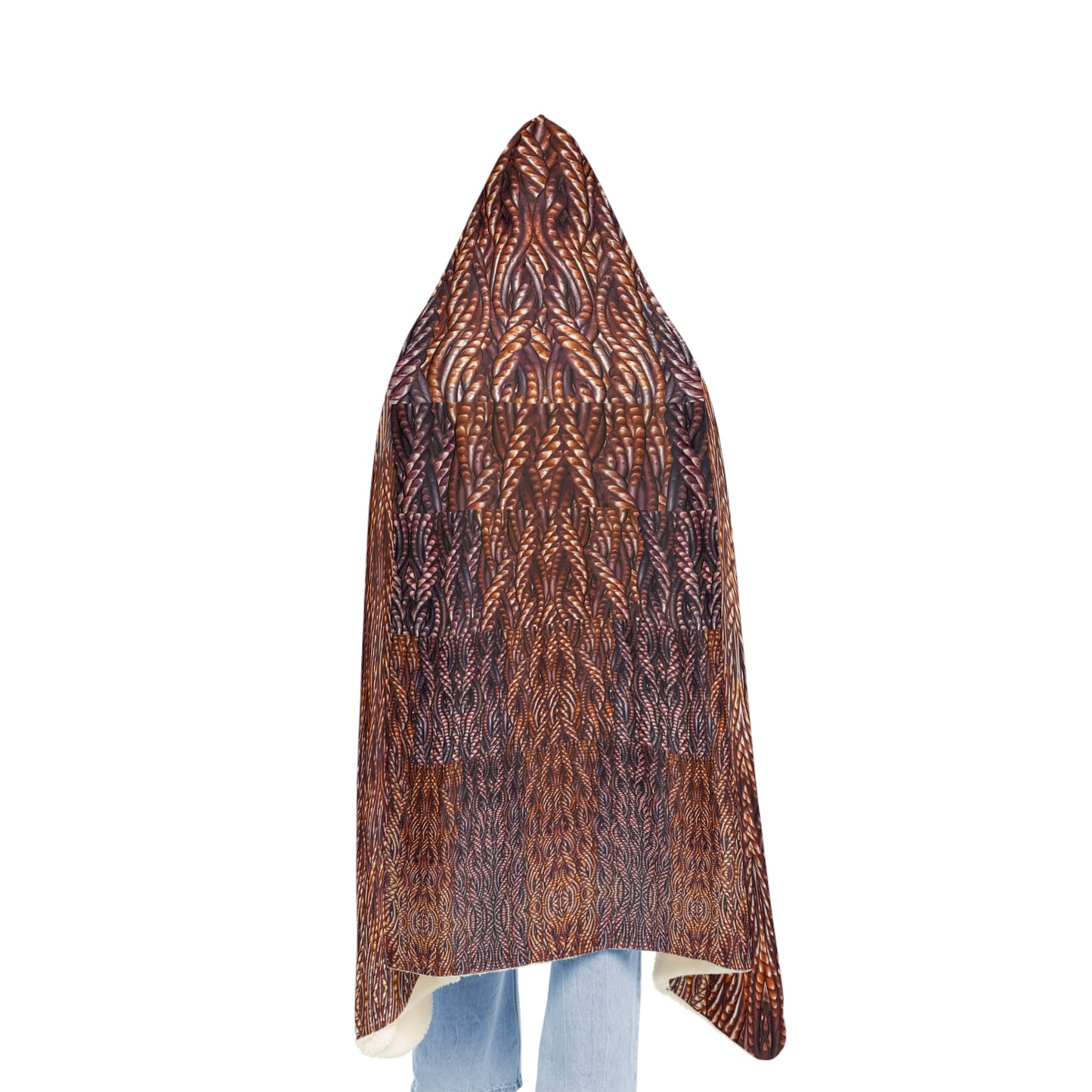 Hooded Snuggle Blanket (Grail Hearth Core Copper Fabric) RJSTHw2023 RJS